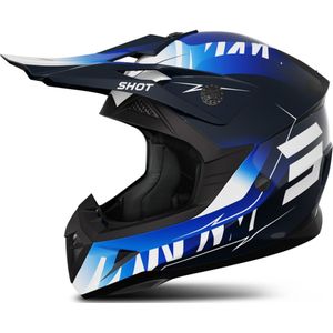 Crosshelm Shot Pulse X-Trem Blauw Glanzend