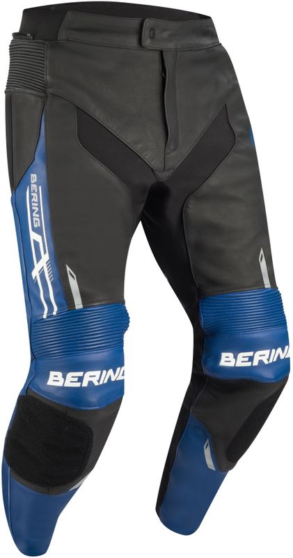 Bering - Snap - Motorbroek - Koeienleer - Verstelbare CE Kniebeschermers - EN 17092 Klasse AA