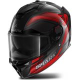 Integraalhelm Shark Spartan GT Pro Ritmo Koolstofvezel-Rood Chrome