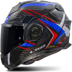 Modulaire Helm LS2 FF901 Advant X C Wit-Blauw