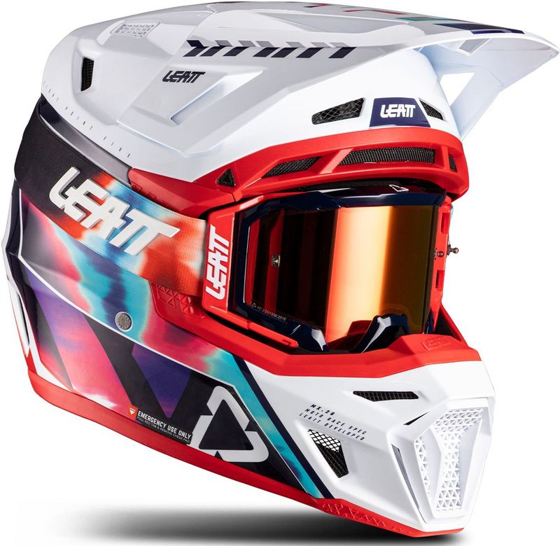 Leatt - Moto 8.5 V26 - Crosshelm Kit - Inclusief Velocity 5.5 Brillen