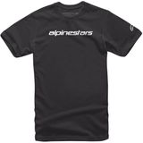Alpinestars - Linear Wordmark - T-shirt - Gekamde Ringgesponnen Katoen - 150 g/m2