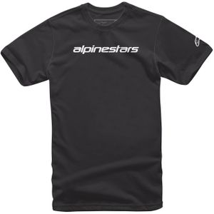 Alpinestars - Linear Wordmark - T-shirt - Gekamde Ringgesponnen Katoen - 150 g/m2