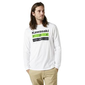 Fox Racing - Lfs Kawasaki Stripes T-shirt - Groen - Katoen