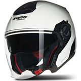 NOLAN - N40-5 Classico - Jethelm - Metaalwit - Veiligheidsvoorzieningen