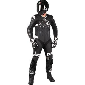 Bering - Ultimat-R - Motorpak - Zwart - Kalfsleer / Stretch - Bescherming