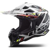LS2 - MX700 Subverter Stomp - Crosshelm - Wit/Zwart - Lichtgewicht