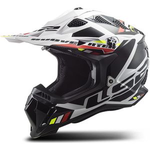 LS2 - MX700 Subverter Stomp - Crosshelm - Wit/Zwart - Lichtgewicht