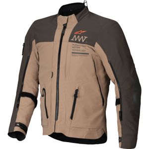 Motorjas Alpinestars AMT-8 Stretch Drystar Donkerbruin-Donker Khaki