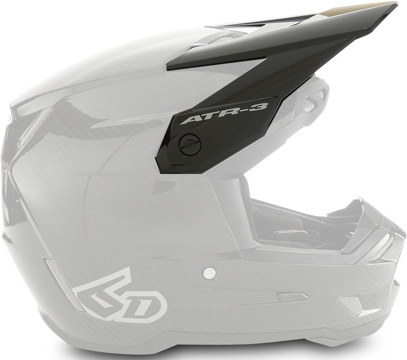 Crosshelmklep - ATR-3Y - Glanzend - Voor ATR-3Y Helmen