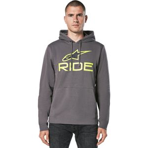 Hoodie Alpinestars Ride 4.0 Houtskool-Groen-Zwart