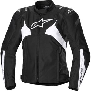 Motorjas Dames Alpinestars Stella T-Jaws V4 WP Zwart-Wit