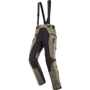Ixon - Odin PT - Waterdichte Textiele Motorbroek - Kaki - Zwart