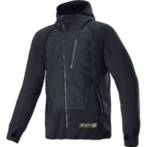 Motorjas Alpinestars MO.ST.EQ Hybrid Hooded Zwart