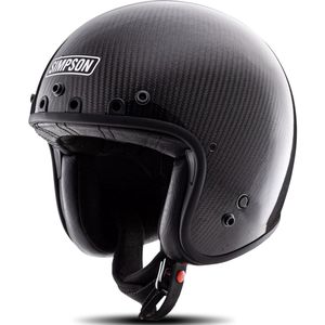 Simpson - Chopper Carbon - Open Face Helm - Koolstofvezel - ECE22.06