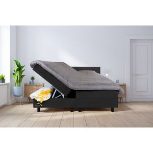 Beddenleeuw Opberg Boxspring Nina 140x210 (2 boxen incl. matras) | Twijfelaar boxspring