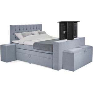 Beddenleeuw Boxspring Alexia LuxuryLine 200x210 (2 boxen + 2 matrassen) 200x210 (2 boxen + 2 matrassen)