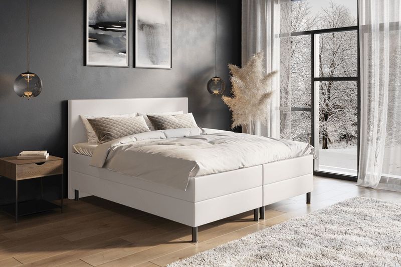 Beddenleeuw Boxspring Luca 140x200 (2 boxen + 1 matras) | Twijfelaar boxspring