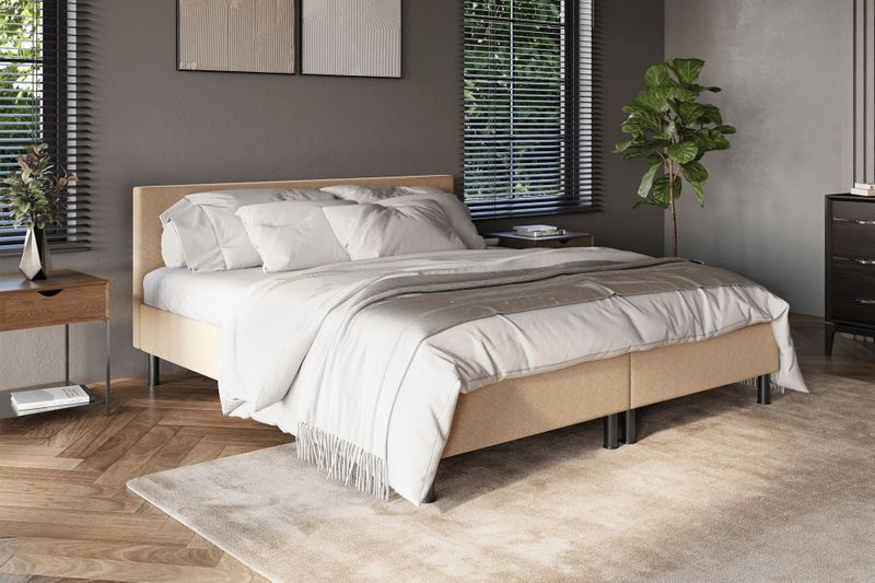 Beddenleeuw Boxspring Anna 120x200 (2 boxen + 1 matras) | Twijfelaar boxspring