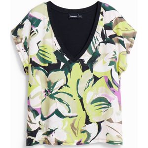 Tropisch T-shirt met korte mouwen