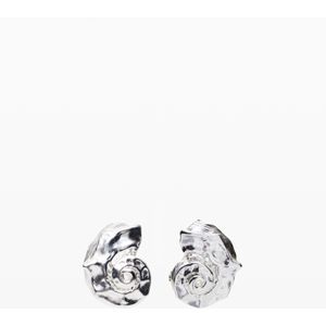 Oorbellen schelp bad zilver Zalio