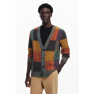 Geruite cardigan