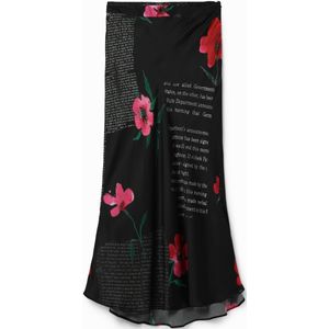 Lingeriestijl midirok tekst
