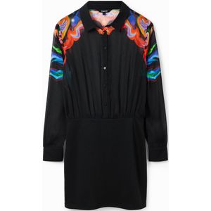 Korte gecombineerde jurk M. Christian Lacroix