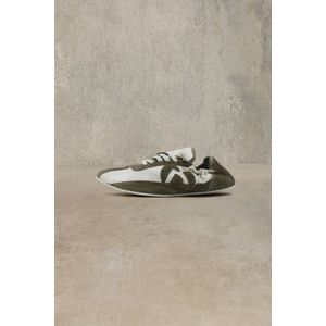 Studio sneakers van gecombineerd leer
