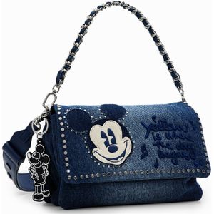 Denim schoudertas Mickey Mouse M