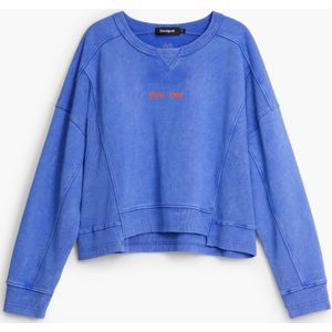 Gewassen effect sweatshirt
