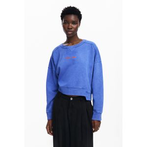 Gewassen effect sweatshirt