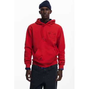 Sweatshirt met tijgerborduursels