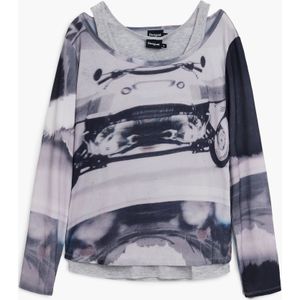 Auto bedrukte T-shirt