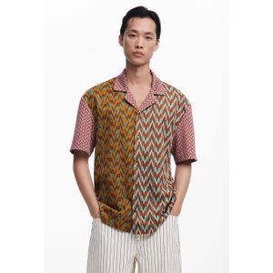 Sixties jacquard overhemd