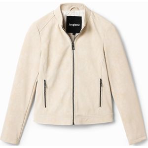 Bikerjack - Suède-effect - Jack - Zwart - Regular Fit