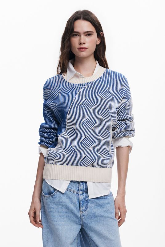 Desigual trui blauw