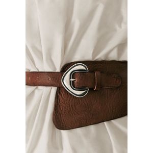 Leren tailleband studio