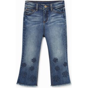 Cropped flared jeans