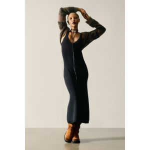 2-in-1 gebreide jurk