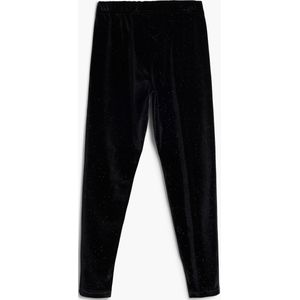 Glanzende fluwelen leggings