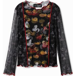 T-shirt met tul Mickey Mouse