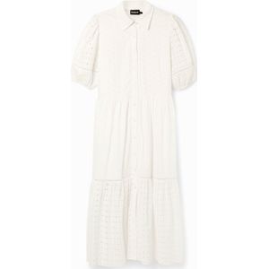 Midi-overhemdjurk borduursels