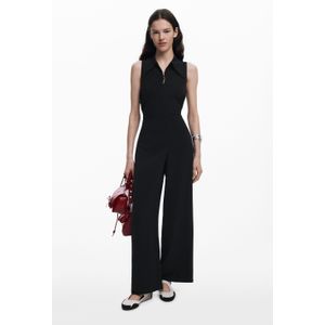 Lange jumpsuit met ruches