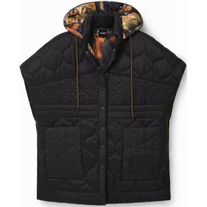 Technische poncho met patch