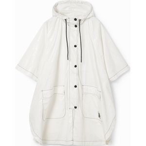 Opvouwbare Regenjas - Oversized - Ponchostijl - Met Capuchon - Logoprint