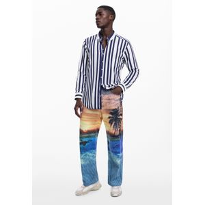 Oversized gestreept shirt Botter