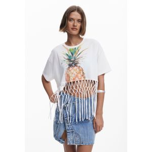 Cropped ananas T-shirt