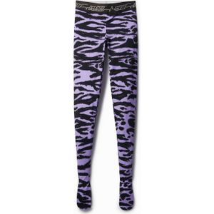 Slim fit legging met dierenprint