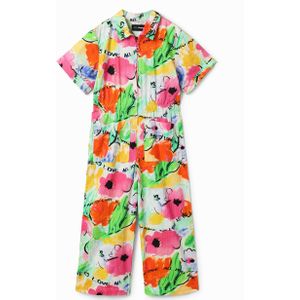 Lange gebloemde jumpsuit